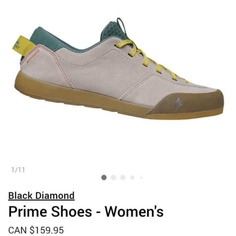 Black Diamond Women's Prime Shoes - Cream and Yellow
